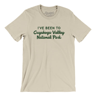 I've Been To Cuyahoga Valley National Park Men/Unisex T-Shirt-Soft Cream-Allegiant Goods Co. Vintage Sports Apparel