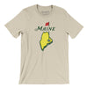 Maine Golf Men/Unisex T-Shirt-Soft Cream-Allegiant Goods Co. Vintage Sports Apparel