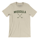 Missoula Golf Men/Unisex T-Shirt-Soft Cream-Allegiant Goods Co. Vintage Sports Apparel