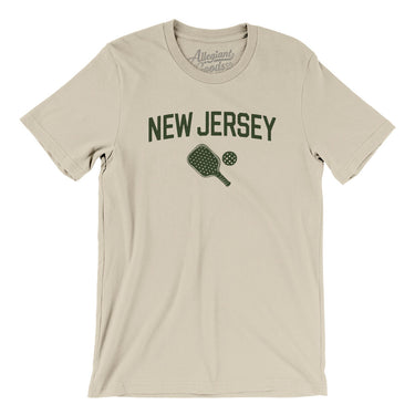 New Jersey Pickleball Men/Unisex T-Shirt-Soft Cream-Allegiant Goods Co. Vintage Sports Apparel