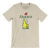 Idaho Golf Men/Unisex T-Shirt-Soft Cream-Allegiant Goods Co. Vintage Sports Apparel
