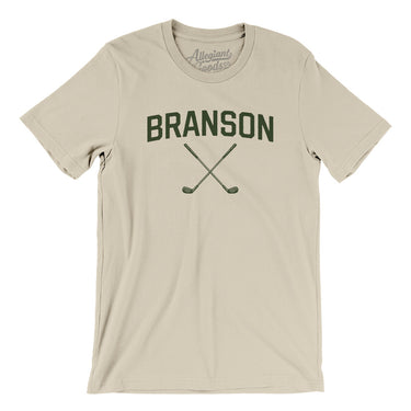 Branson Golf Men/Unisex T-Shirt-Soft Cream-Allegiant Goods Co. Vintage Sports Apparel