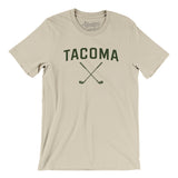 Tacoma Golf Men/Unisex T-Shirt-Soft Cream-Allegiant Goods Co. Vintage Sports Apparel
