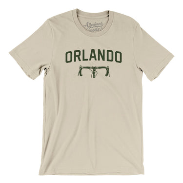 Orlando Cycling Men/Unisex T-Shirt-Soft Cream-Allegiant Goods Co. Vintage Sports Apparel