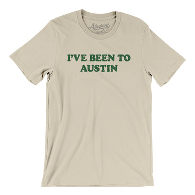 I've Been To Austin Men/Unisex T-Shirt-Soft Cream-Allegiant Goods Co. Vintage Sports Apparel