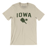 Iowa Pickleball Men/Unisex T-Shirt-Soft Cream-Allegiant Goods Co. Vintage Sports Apparel