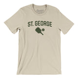 St. George Pickleball Men/Unisex T-Shirt-Soft Cream-Allegiant Goods Co. Vintage Sports Apparel