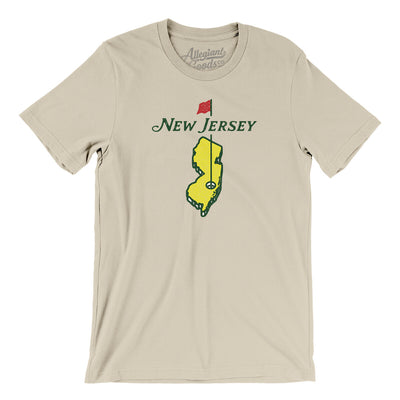 New Jersey Golf Men/Unisex T-Shirt-Soft Cream-Allegiant Goods Co. Vintage Sports Apparel