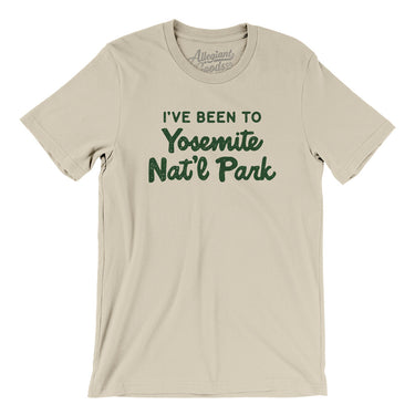I've Been To Yosemite National Park Men/Unisex T-Shirt-Allegiant Goods Co. Vintage Sports Apparel