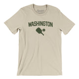 Washington Pickleball Men/Unisex T-Shirt-Soft Cream-Allegiant Goods Co. Vintage Sports Apparel