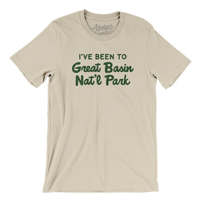 I've Been To Great Basin National Park Men/Unisex T-Shirt-Soft Cream-Allegiant Goods Co. Vintage Sports Apparel