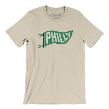 Philly Pennant Men/Unisex T-Shirt-Allegiant Goods Co. Vintage Sports Apparel