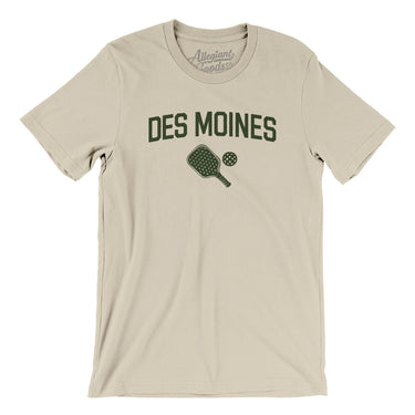Des Moines Pickleball Men/Unisex T-Shirt-Soft Cream-Allegiant Goods Co. Vintage Sports Apparel