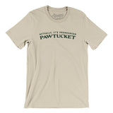 Actually It's Pronounced Pawtucket Men/Unisex T-Shirt-Soft Cream-Allegiant Goods Co. Vintage Sports Apparel