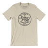 Tennessee State Quarter Men/Unisex T-Shirt-Soft Cream-Allegiant Goods Co. Vintage Sports Apparel