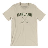Oakland Golf Men/Unisex T-Shirt-Soft Cream-Allegiant Goods Co. Vintage Sports Apparel