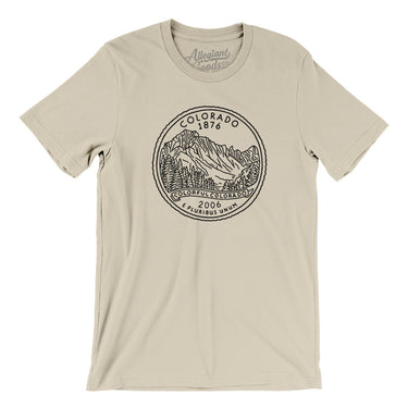 Colorado State Quarter Men/Unisex T-Shirt-Allegiant Goods Co. Vintage Sports Apparel