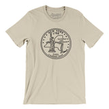 New York State Quarter Men/Unisex T-Shirt-Allegiant Goods Co. Vintage Sports Apparel