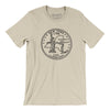 New York State Quarter Men/Unisex T-Shirt-Soft Cream-Allegiant Goods Co. Vintage Sports Apparel