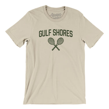 Gulf Shores Tennis Men/Unisex T-Shirt-Soft Cream-Allegiant Goods Co. Vintage Sports Apparel