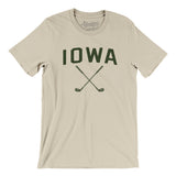 Iowa Golf Men/Unisex T-Shirt-Soft Cream-Allegiant Goods Co. Vintage Sports Apparel