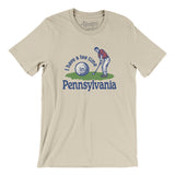 I Have A Tee Time In Pennsylvania Men/Unisex T-Shirt-Soft Cream-Allegiant Goods Co. Vintage Sports Apparel