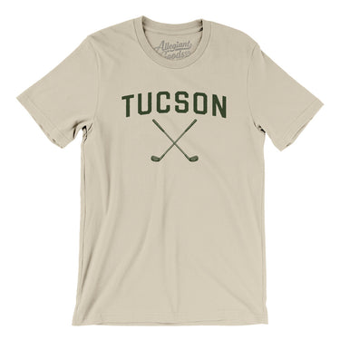 Tucson Golf Men/Unisex T-Shirt-Soft Cream-Allegiant Goods Co. Vintage Sports Apparel