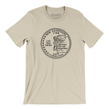 New Hampshire State Quarter Men/Unisex T-Shirt-Allegiant Goods Co. Vintage Sports Apparel
