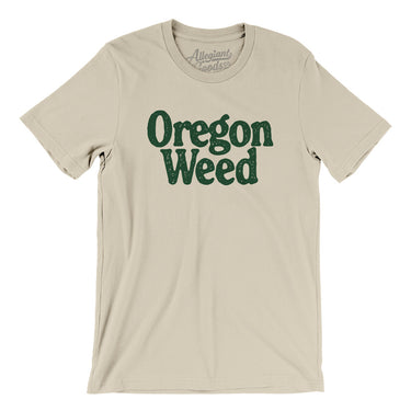Oregon Weed Men/Unisex T-Shirt-Soft Cream-Allegiant Goods Co. Vintage Sports Apparel