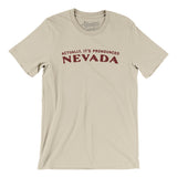 Actually It's Pronounced Nevada Men/Unisex T-Shirt-Soft Cream-Allegiant Goods Co. Vintage Sports Apparel