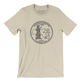 Massachusetts State Quarter Men/Unisex T-Shirt-Allegiant Goods Co. Vintage Sports Apparel