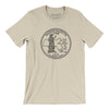 Massachusetts State Quarter Men/Unisex T-Shirt-Soft Cream-Allegiant Goods Co. Vintage Sports Apparel