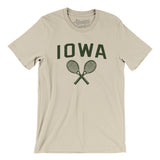 Iowa Tennis Men/Unisex T-Shirt-Soft Cream-Allegiant Goods Co. Vintage Sports Apparel