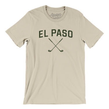 El Paso Golf Men/Unisex T-Shirt-Soft Cream-Allegiant Goods Co. Vintage Sports Apparel