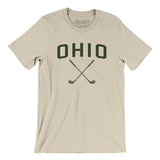 Ohio Golf Men/Unisex T-Shirt-Soft Cream-Allegiant Goods Co. Vintage Sports Apparel