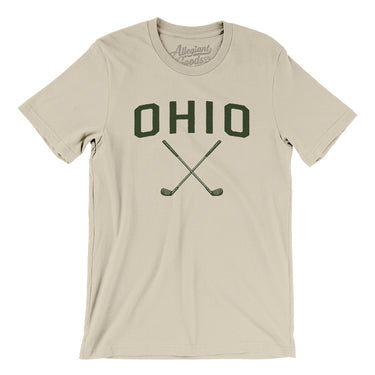 Ohio Golf Men/Unisex T-Shirt-Soft Cream-Allegiant Goods Co. Vintage Sports Apparel