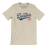 Boston Vintage Script Men/Unisex T-Shirt-Allegiant Goods Co. Vintage Sports Apparel