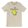 Wisconsin Golf Men/Unisex T-Shirt-Soft Cream-Allegiant Goods Co. Vintage Sports Apparel