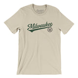 Milwaukee Vintage Script Men/Unisex T-Shirt-Allegiant Goods Co. Vintage Sports Apparel