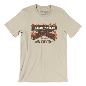 Hickory House Ny Men/Unisex T-Shirt-Soft Cream-Allegiant Goods Co. Vintage Sports Apparel
