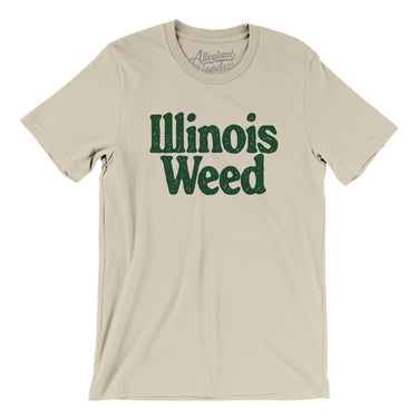Illinois Weed Men/Unisex T-Shirt-Soft Cream-Allegiant Goods Co. Vintage Sports Apparel