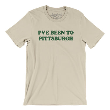 I've Been To Pittsburgh Men/Unisex T-Shirt-Soft Cream-Allegiant Goods Co. Vintage Sports Apparel