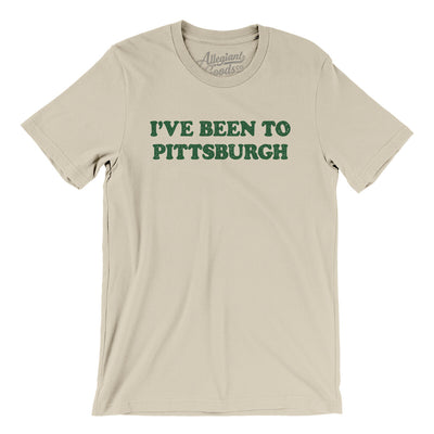 I've Been To Pittsburgh Men/Unisex T-Shirt-Soft Cream-Allegiant Goods Co. Vintage Sports Apparel