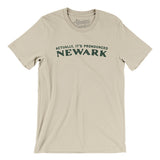 Actually It's Pronounced Newark Men/Unisex T-Shirt-Soft Cream-Allegiant Goods Co. Vintage Sports Apparel