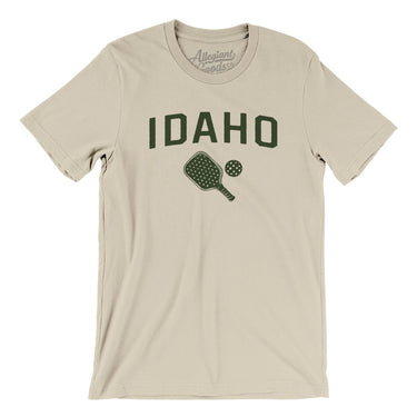 Idaho Pickleball Men/Unisex T-Shirt-Soft Cream-Allegiant Goods Co. Vintage Sports Apparel