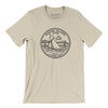 Rhode Island State Quarter Men/Unisex T-Shirt-Soft Cream-Allegiant Goods Co. Vintage Sports Apparel