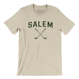 Salem Golf Men/Unisex T-Shirt-Soft Cream-Allegiant Goods Co. Vintage Sports Apparel