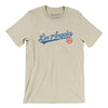 Los Angeles Vintage Script Men/Unisex T-Shirt-Soft Cream-Allegiant Goods Co. Vintage Sports Apparel