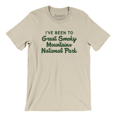 I've Been To Great Smoky Mountains National Park Men/Unisex T-Shirt-Soft Cream-Allegiant Goods Co. Vintage Sports Apparel