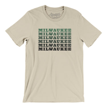 Milwaukee Repeat Men/Unisex T-Shirt-Soft Cream-Allegiant Goods Co. Vintage Sports Apparel